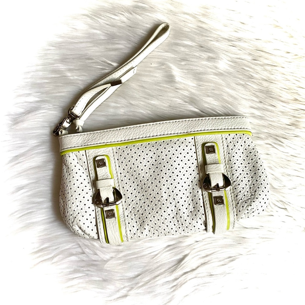 Francesco Baisa Retro Wristlet White